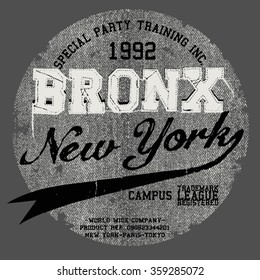 bronx t shirt graphic design