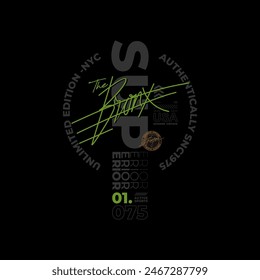 the bronx t-shirt and apparel designs. 