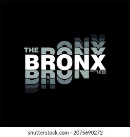 THE BRONX t-shirt design and more.Premium Vector 