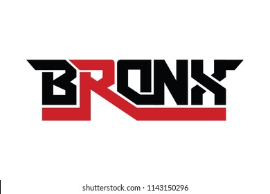 Bronx typography design vector, for t-shirt, poster and other uses
