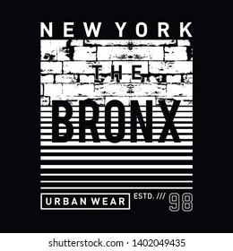 THE BRONX typography design,vector illustration - Vector