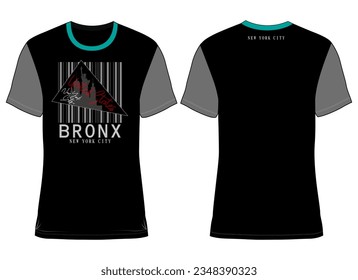 bronx typography t-shirt vector design