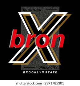 diseño de camiseta vectorial de tipografía de bronce