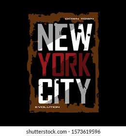 el bronx,nueva york,brooklyn,slogan,comillas,tee typography gráfico t pantalones para el diseño de ilustración vectorial de impresión 