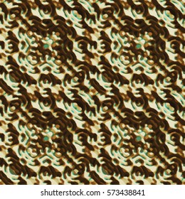 Bronze bas-relief ornament. Colorful seamless texture with shadow. Geometric vector pattern for website, corporate style, party invitation, wallpaper, interior design