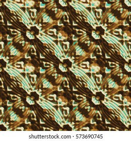 Bronze bas-relief ornament. Colorful seamless texture with shadow. Geometric vector pattern for website, corporate style, party invitation, wallpaper, interior design