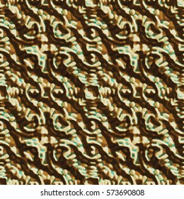 Bronze bas-relief ornament. Colorful seamless texture with shadow. Geometric vector pattern for website, corporate style, party invitation, wallpaper, interior design