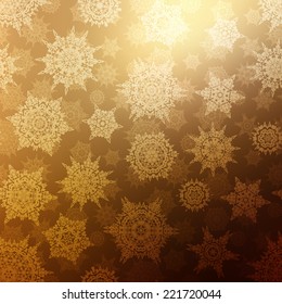 Bronze christmas texture pattern. EPS 10 vector file included