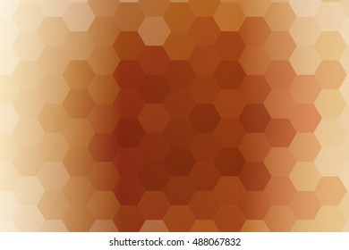 bronze color hexagon wallpaper. vector illustration. for design