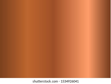 Bronze Copper Metal foil abstract background and modern vector gradient style  Vector Illustration eps 10