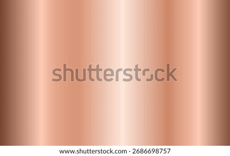 Bronze Copper Metal foil abstract background. Metal Copper texture background or aluminum brushed Copper texture with reflection .