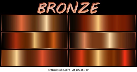 Bronze copper metal sheet abstract background with modern vector gradient style, vector illustration..
