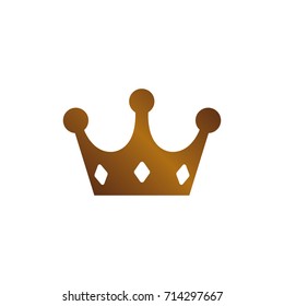 Bronze crown icon 