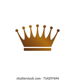 Bronze crown icon 