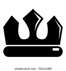 Bronze crown icon. Simple illustration of bronze crown vector icon for web