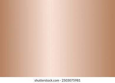 Bronze foil background. Abstract light bronze metal gradient. Vector  illustration