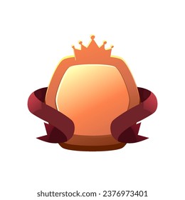 Bronze Game badge, template icon