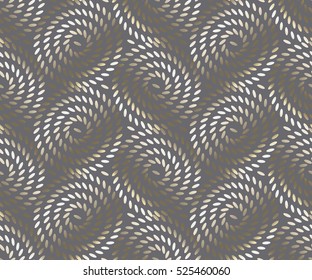 bronze glitter rice seamless pattern. festive metal textured ornament. greetings and celebration background with bronze grains