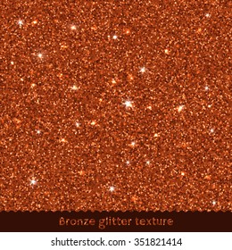 Bronze Glitter Texture Or Background