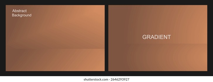 Bronze Gradient Abstract Composition Background, for Presentation and Design, Studio showroom product base, fashion runway mockup scene. vector illustration