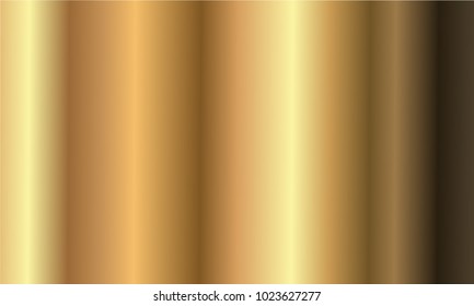 Bronze gradient background vector icon texture metallic illustration for frame, ribbon, banner, coin and label. Realistic abstract golden design seamless pattern. Elegant light and shine template