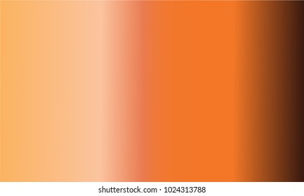 Bronze gradient background vector icon texture metallic illustration for frame, ribbon, banner, coin and label. Realistic abstract golden design seamless pattern. Elegant light and shine template