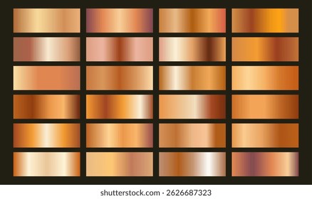 Bronze Gradient Background – Warm Metallic Look