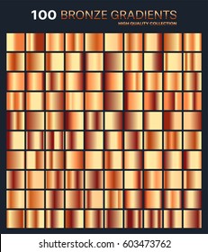 Bronze gradient,pattern,template.Set of colors for design,collection of high quality gradients.Metallic texture,shiny background.Pure metal.Suitable for text ,mockup,banner, ribbon or ornament.