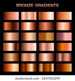 Bronze Gradients Collection: Rich Metallic Textures for Earthy and Vintage Designs.