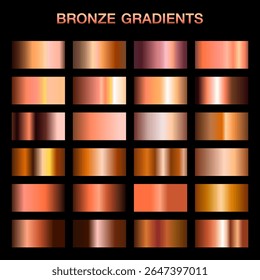 Bronze Gradients Collection: Rich Metallic Textures for Earthy and Vintage Designs.