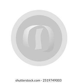 bronze icon, game or app coin, silver coin payment method.