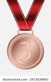 Bronzemedaille. Bronzemedaille mit rotem Band. Designpreisträger Goldmedaille. Siegermedaille