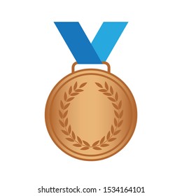 bronze  medal.  bronze  vector icon