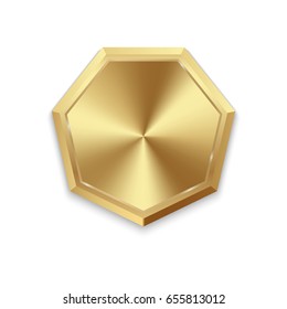 Bronze medal. Vector illustration
