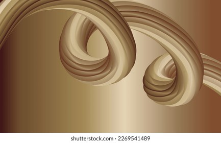 Bronze Metal abstract background with modern vector gradient style, Vector Illustration eps 10
