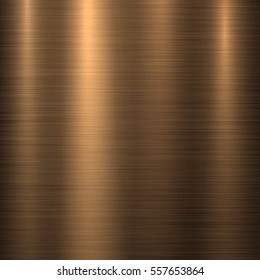 Bronze metal technology background and polished  brushed metal texture  chrome  silver  steel  aluminum  copper for design concepts  web  prints  posters  wallpapers  interfaces  Vector illustration 