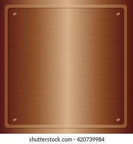 Bronze texture and background. Vector and illustration.