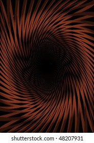 Bronze toned stripes in space