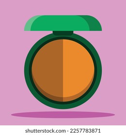 Bronzer icon. Subtable to place on cosmetic,etc.