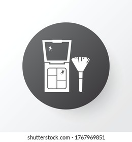 Bronzer icon symbol. Premium quality isolated blusher element in trendy style.