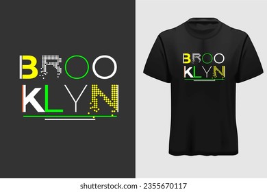 Broo Klyn  t-shirt vector designs, graphic prints. Brooklyn, Paris, London
