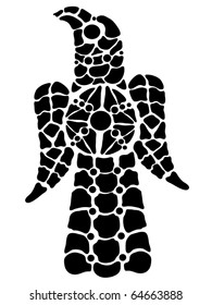 Brooch in the form of an eagle