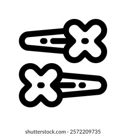 brooch icon. vector line icon for your website, mobile, presentation, and logo design.