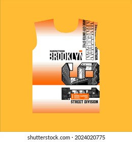 brooklyn 91 street style tshirt design
