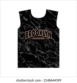 Brooklyn Abstract Simple Tshirt Design Stock Vector (Royalty Free ...