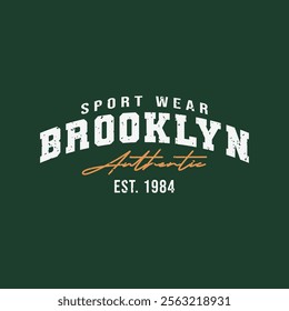 Brooklyn Authentic Edition T Shirt Design