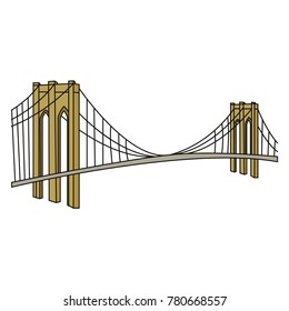 Brooklyn bridge icon