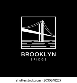 Brooklyn Bridge logo city symbol