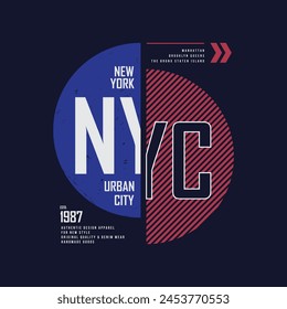 Brooklyn, BRONX, New york urban city stylish t-shirt and apparel abstract design. Vector print, typography, poster