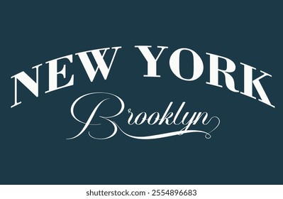 brooklyn City slogan print, Vintage college style new york, Vintage typography college varsity New York state Brooklyn city, Urban college typography street art.eps8